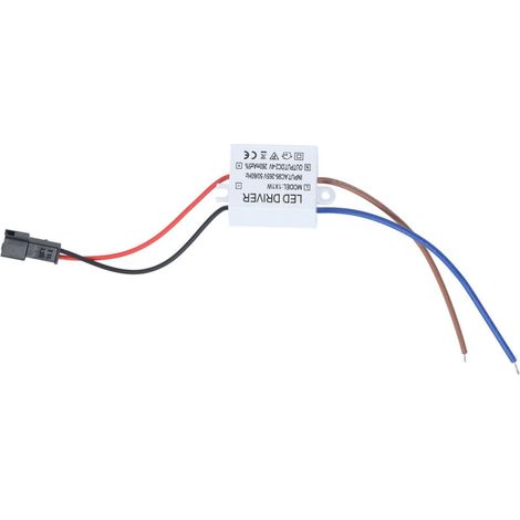 Alimentation LED Transformateur Abaisseur 1x1W Constant Courant 260mA pour Lampes DIY, Compatible AC95‑265V, Connexion Simple (1/5)