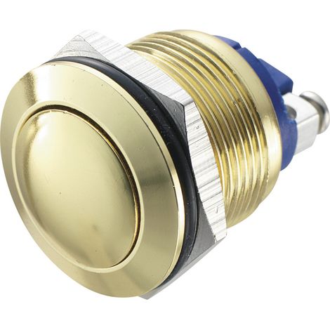 TRU COMPONENTS GQ 19B-G Vandalismusgeschützter Drucktaster 48 V/DC 2 A 1 x Aus/(Ein) tastend IP65 (1/3)