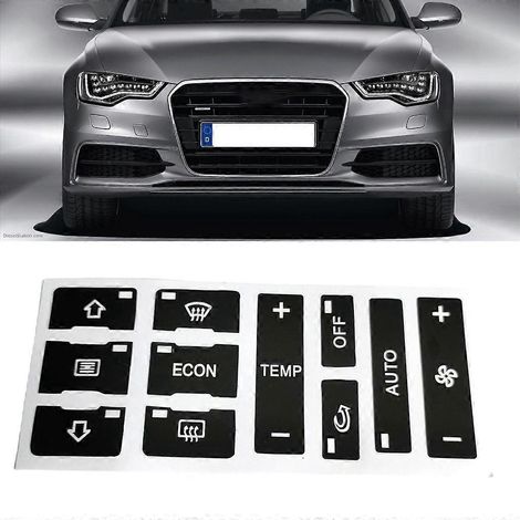 Autocollant pour interrupteurs de ventilation automobile : ajoute du style et de la personnalité aux voitures allemandes (1/4)