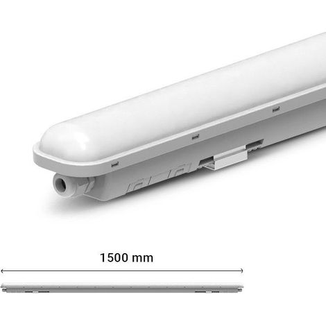 Étanche LED Intégrées Traversant 50W 4000K IP65 1500mm Miidex Lighting® (1/5)