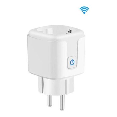 Prise intelligente WiFi pour minuterie de commande à distance vocale sans fil, adaptée à la vie de maison intelligente, 16A, 1 pièce. (1/5)