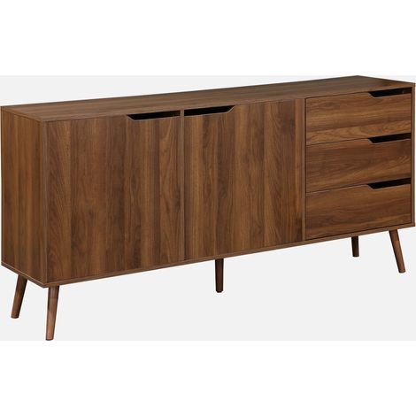Aparador estilo escandinavo con 2 puertas, 160cm (1/5)