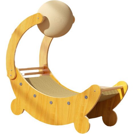 Lit à gratter pour chat, planche à gratter en bois de Sisal, chaise multifonctionnelle pour l'intérieur (1/5)