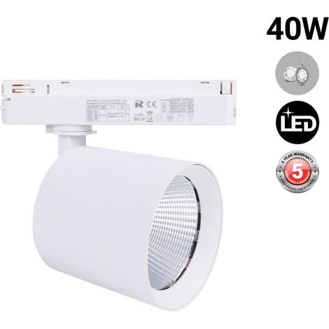 LED-Strahler für einphasige Schiene – 40 W – Schmuck