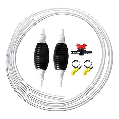 Liquid Water Transfer Pump, Petrol Hand Pump, Manual Pump, Hand Pump for Petrol Gas Diesel Oil Liquid Water Fish Tank with Tube Pressure Hose (1/4)