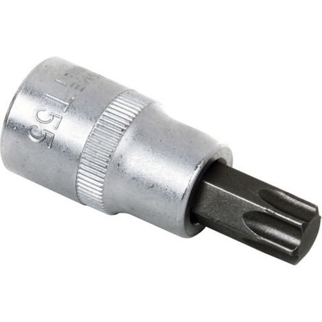 Llave de vaso de 1/4 en acero al cromo vanadio de alta calidad Con punta Torx T-6 hasta T-60                                                     T-27                      1/4"