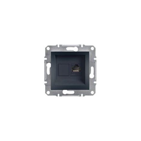 Presa Schneider Electric Asfora antracite 71 mm compatto