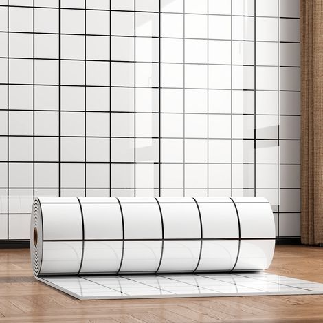 Rollen – Selbstklebende Wandsticker in Marmoroptik, wasserfeste Dekortapete für Küche, Bad etc. 60 cm x 3 m (1/5)