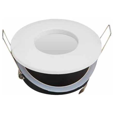V-Tac – Spot encastrable rond blanc IP54 pour lampes GU10 et MR16 – Diamètre 83mm, profondeur 75mm – 3613 (1/8)