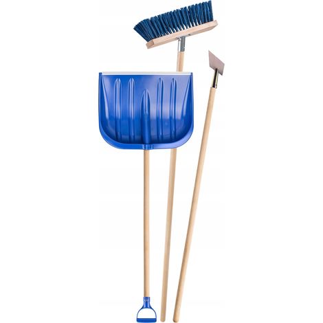 KADAX Schneeräumungsset, Schneeentfernung Kit mit Schneeschaufel, Eisstößer und Besen mit ergonomisc (1/5)