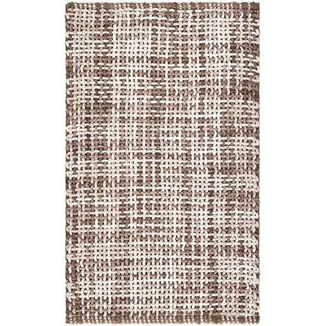 Tappeto da bagno CRAZY TORTORA, morbido e assorbente in microfibra antiscivolo, lavabile in lavatrice, ideale per doccia, lavabo e sanitari, con effetto intreccio 60x120cm (1/5)