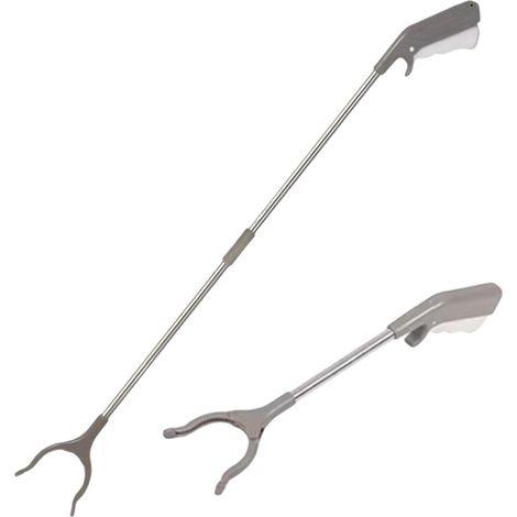 Outil de ramassage télescopique pliable, bras de 83 cm, tige fixe en métal ABS pour la maison, le jardin et l'atelier, pince de ramassage domestique (1/5)