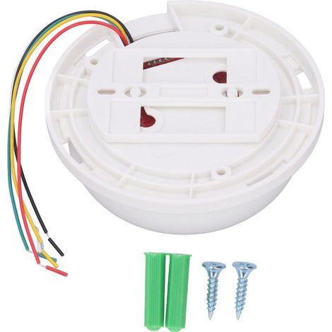 Natural gas detector, ABS ceiling-mounted, with audible and visual alerts, gas alarm for home safe, 1228V (1/4)