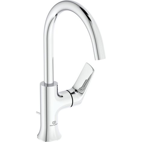 Ideal Standard Grifo de lavabo salida alta LaDolceVita con juego de vaciado cromo, BD657AA (1/5)