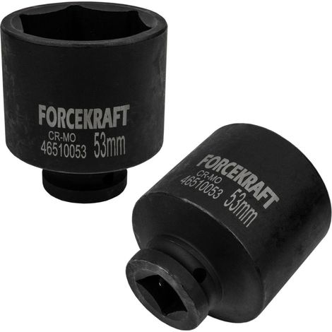 FORCEKRAFT Tiefbett-Schlagnuss 53 mm 3/4" 6-kant