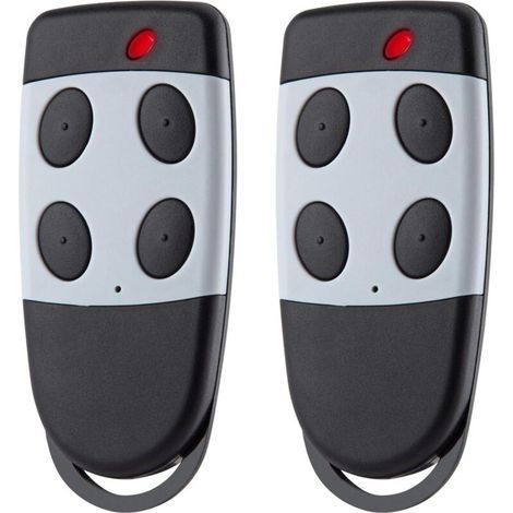 Lot de 2 télécommandes d'ouvre-porte de garage 433,92 MHz compatibles avec CARDIN S449 QZ4 et S449 QZ2 (1/4)