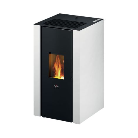 Pegaso Stufa A Pellet Elane 9 Ermetica Canalizzabile 8,5 kW Bianco