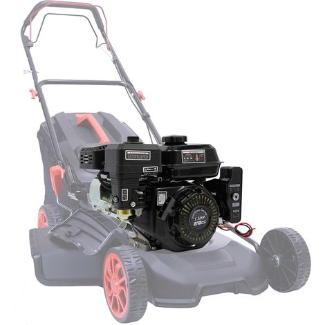 YISSALE-Benzinmotor mit horizontaler Welle, 212 ccm, 7,5 PS Go-Kart-Benzinmotor, OHV-Rückstoß-/Elektrostart Einzylinder-Benzinmotoren für Go-Karts, Holzspalter, luftgekühlt (1/5)