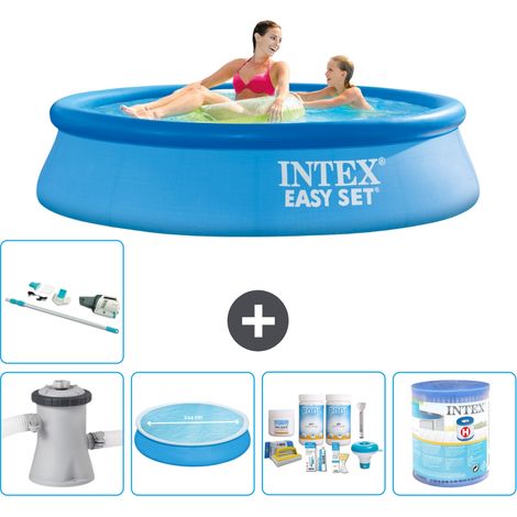 Intex Piscine Easy Set Ronde - 244x61 cm - 6-pièces S40764 (1/4)
