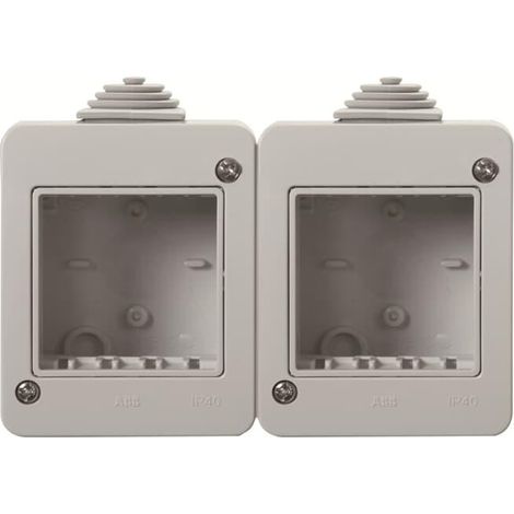 Zenit Boitier étanche IP40 2X2 modules 2CLA329210N1101 ABB N3292.1