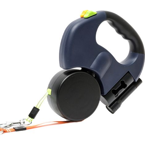 Laisse pour Chien, Automatique Double Rétractable Chien 1 Remorquage 2 avec Lampe de Poche et Distributeur Sacs (1/5)