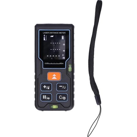 S60 Laser-Entfernungsmesser mit Hintergrundbeleuchtung, elektronischer Infrarot-Handlaser, 0,05–60 m
