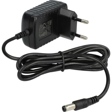 Vhbw – Chargeur pour aspirateur Wet & Dry V8205 – Câble 112,5 cm – Tension 9V – Compatible avec W8205 (1/4)
