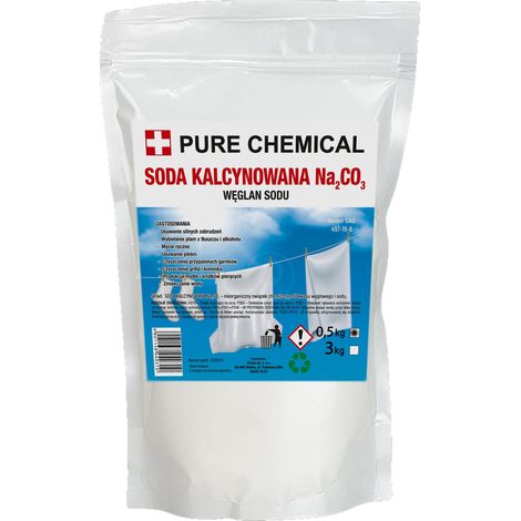 Carbonate de sodium - 0,5 kg - Écologique - Polyvalent - Efficacité exceptionnelle