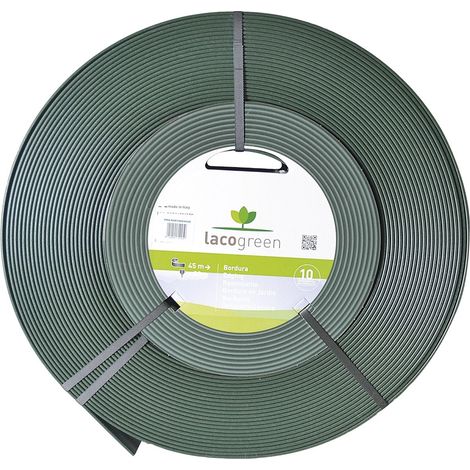Cordolo Lacogreen in HDPE Rigenerato 45 mt Verde (1/5)