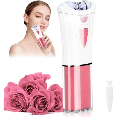 Appareil d'épilation pour femmes, un appareil sans fil à fonctionnement fluide doté d'une lumière LED, précis et indolore, adapté au visage, au corps, aux bras, aux jambes, aux zones intimes et au mai (1/5)