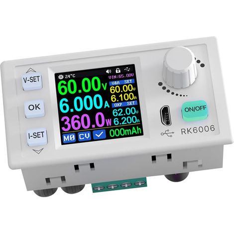 RK6006-BT Stabilized Power Supply with LCD Display and Wide Measurement Ranges for Experimental Power Supply Applications (RK6006 USB Communication) (1/5)