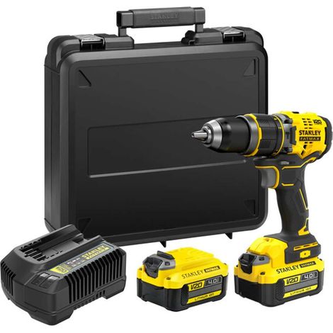 Stanley - 18V Akku-Schlagbohrschrauber, 2x 4,0 Ah Li-Ion Akku, Ladegerät SFMCD721M2K-QW (1/5)