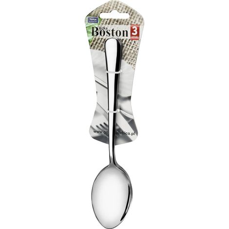 Cuchara Boston, juego de 3 piezas, acero inoxidable pulido (1/4)