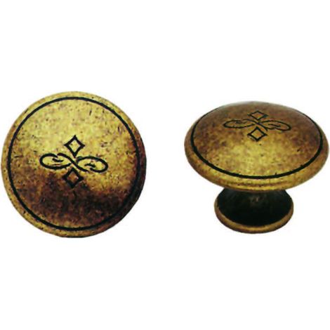 Pomoli Per Mobili Mod.24130 In Zama Florence - ø mm.30 - 10 pz - METALSTYLE