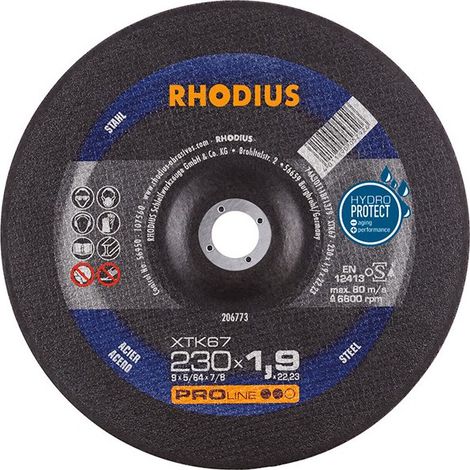 Disk Coppettazione Xtk67 230 X 1,9Mm Angolato Rodio (25)