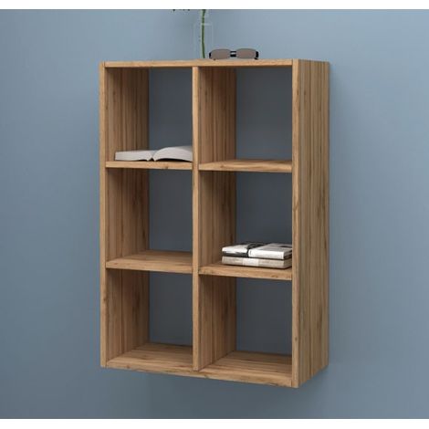 Libreria sospesa moderna, 6 vani a vista - Maruska