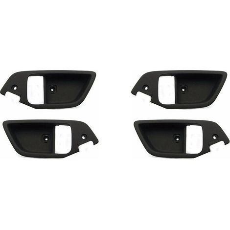 Türgriffabdeckungen für den vorderen Innenraum (links + rechts) für Tiburon Coupé Modelle 2003-2008, Teilenummern: 826112C000 826212C000, schwarz. (1/3)