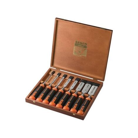 Stechbeitel-Satz, ergo, 8tlg. Bahco 434-S8-EUR