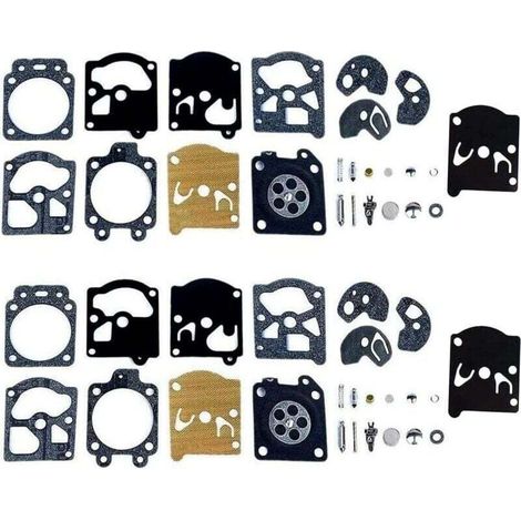 Kit de Réparation de Carburateur Joint Membrane Compatible avec Walbro K10-WAT WA & WT Series STI-HL Husq-Varna Poulan McCulloch Echo (2 Jeux) (1/4)