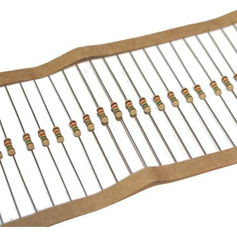 Résistances Carbone 4,7 Ohms 1/4W Tolérance 5% Composants Électroniques pour Circuits et Prototypage SOLUTION POUR DESINCRUSTATION