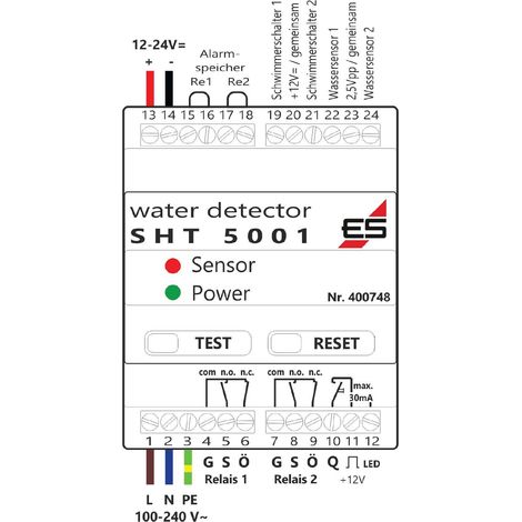 Schabus 400748 SHT 5001 Wassermelder netzbetrieben (1/3)