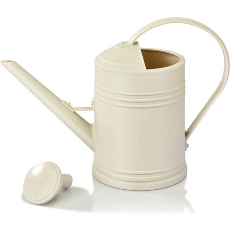 Arrosoir beige à long bec, pour plantes, fleurs, bonsaïs et pots, en intérieur comme en extérieur.-AquaForge (1/5)