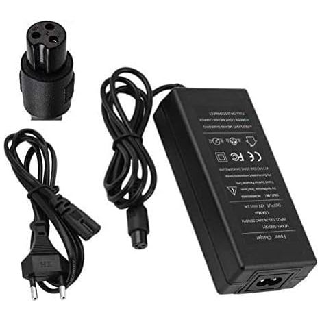 Top Chargeur Adaptateur Secteur Alimentation pour Chargeur de Batterie 36V 2A Sortie 42V 2A Chargeur Lithium Li-ION pour 10Series 36V Connecteur: 3-Prong Inline 12mm 3P GX16-3P (1/5)