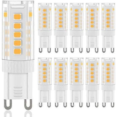 Filiyano-Ampoules LED G9 blanc chaud, 3 W, 300 lm, 3000 K, ampoule de remplacement pour ampoule halogène G9 30 W, sans scintillement, non dimmable (1/5)