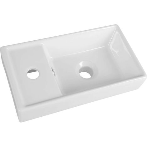 Aqualine - Lavamani 40x22 cm, bianco DD4022 (1/5)