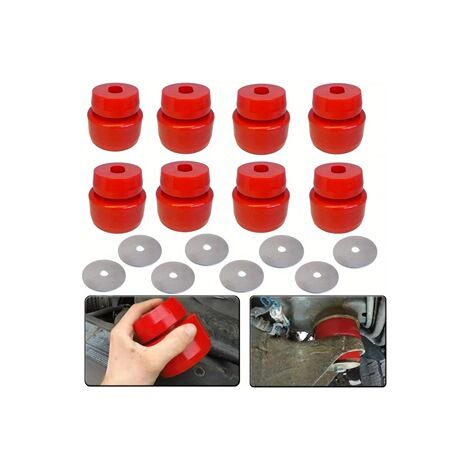Kit de Douilles de Carrosserie pour Chevrolet Silverado/Sierra 1500 2009-2014 – Silentbloc de caisse, jeu de douilles châssis, réparation suspension – Caoutchouc durable