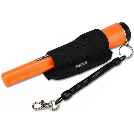 Métal Pointeur, Détecteur Métaux Pointeur Partie IP66 Partie Résistant à l'Eau Pinpointer Holster Chasse Trésor Outil Déterrant Accessoires pièces d'or Chasse au trésor Junior débutant Adulte (1/5)
