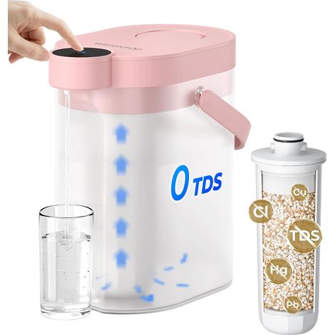 Carafe Filtrante Électrique 0 TDS, 3,5 L, 1 Mois (1/5)