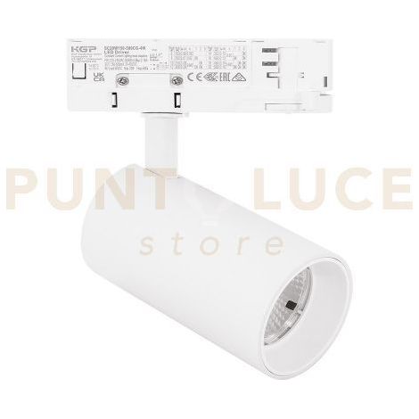 GFA1752N PROIETTORE PER BINARIO 220-240V ORIENTABILE LED 4000K 3301LM 30W BIANCO OPACO