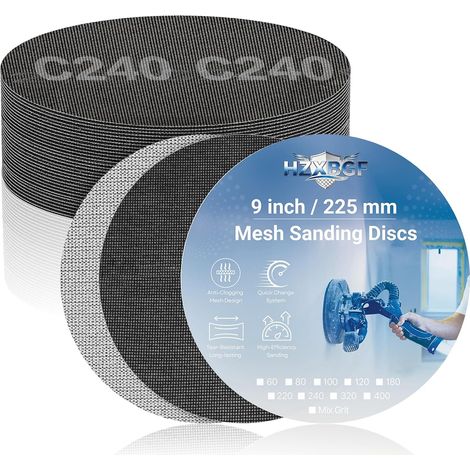 Disques Abrasifs Grain 240 225 mm en Maille pour Ponceuses à Perche (1/5)